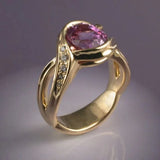 Exquisite Ultra Sparkling Gemstone Ring