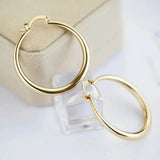 Bold Gold Hoop Earrings