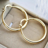 Bold Gold Hoop Earrings