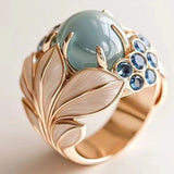 Flower Branch Wrapped Diamond Ring