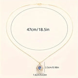 Kavella Noctazure Gold Necklace