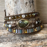 Labradorite Wrap Bracelet