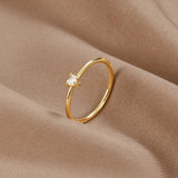 Love - Crystal Heart Ring