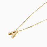 Love letter initial necklace