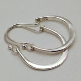 Lunar Halo Hoop Earrings