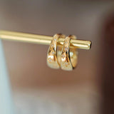 Luxury Gold Silver Earrings