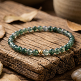 Moss Agate Stones Bracelet