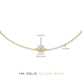 Stone Diamond Bracelet | White Gold