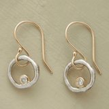 Retro Gold and Silver Earrings