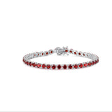 Ruby Tennis Bracelet