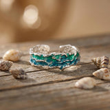 Silver Wave Ring