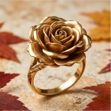 Simple Rose Blossoms Ring