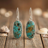 Turquoise Wave Earrings