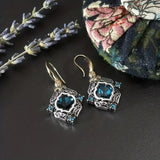vintage-blue-crystal-gold-silver-earrings