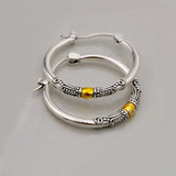 vintage-silvery-carved-pattern-hoop-earrings
